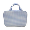 Personalized Nylon Mist Gingham Carry On - Give Wink