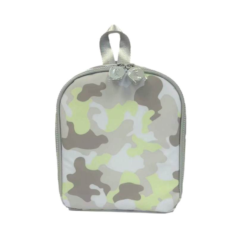 Personalized Nylon Green Camo Lunch Sack - Give Wink