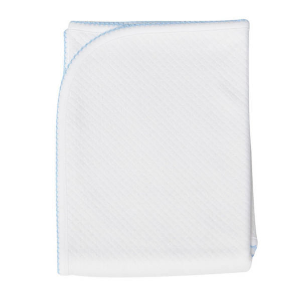 Pima Cotton Milano Receiving Blanket - Give Wink