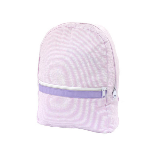 Personalized Seersucker Princess Small Backpack - Give Wink