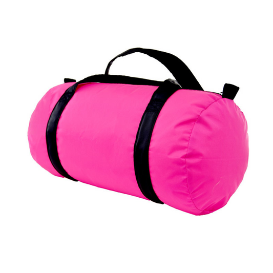 Personalized Nylon Hot Pink/Black Duffel - Give Wink