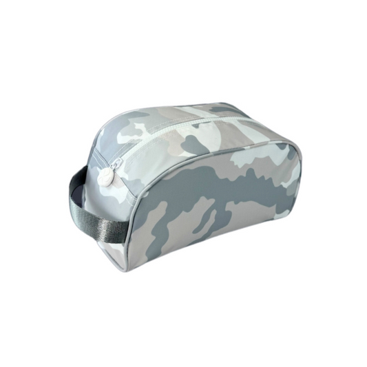 Personalized Glossed Camo Traveler Pouch - Give Wink