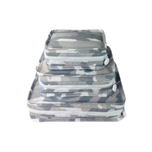 Personalized Glossed Camo Organizing Trio - Give Wink