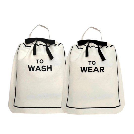 Canvas To Wash/To Wear Duo - White/Black - Give Wink