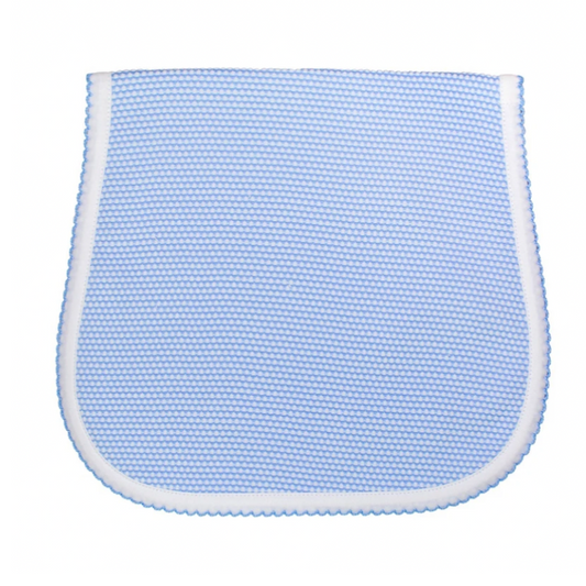 Pima Cotton Bubble Burp Cloth Blue - Give Wink