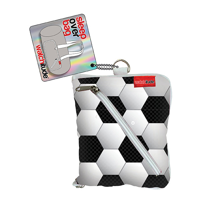 Lightweight Foldable Sleepover Bag - Soccer - Give Wink