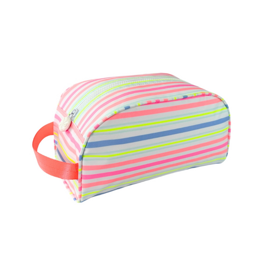 Personalized Glossed Tricolor Traveler Pouch - Give Wink