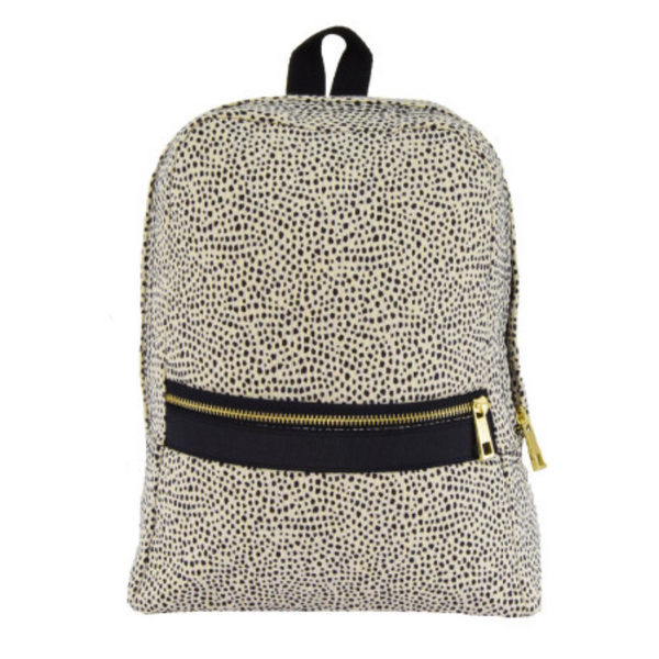 Personalized Seersucker Cheetah Large Backpack - Give Wink