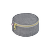 Personalized Chambray Grey Round Multi Purpose Pouch - Give Wink