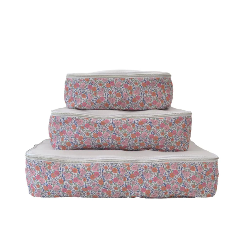 Personalized Packing Cubes Garden Floral - Set of 3 - Give Wink