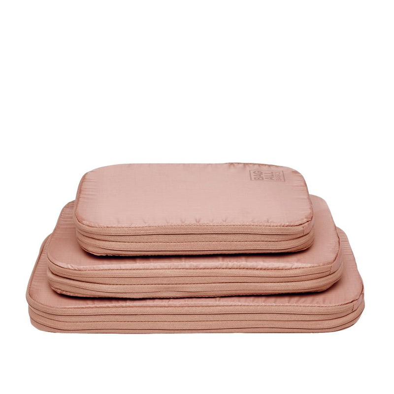 Compression Packing Cubes Set of 3 - Blush - Give Wink