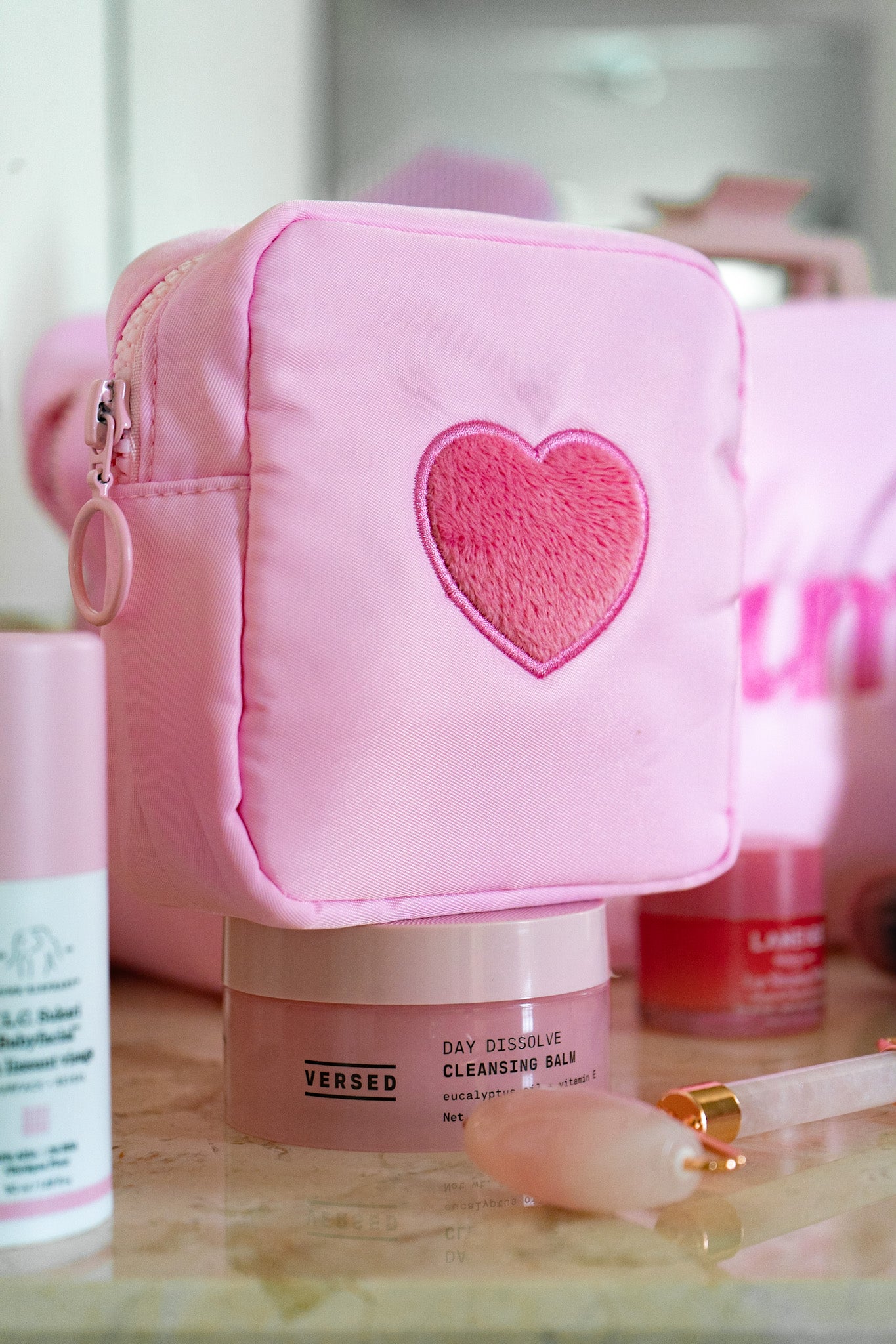 GW S Essentials Pink - VELVET HEART - Give Wink