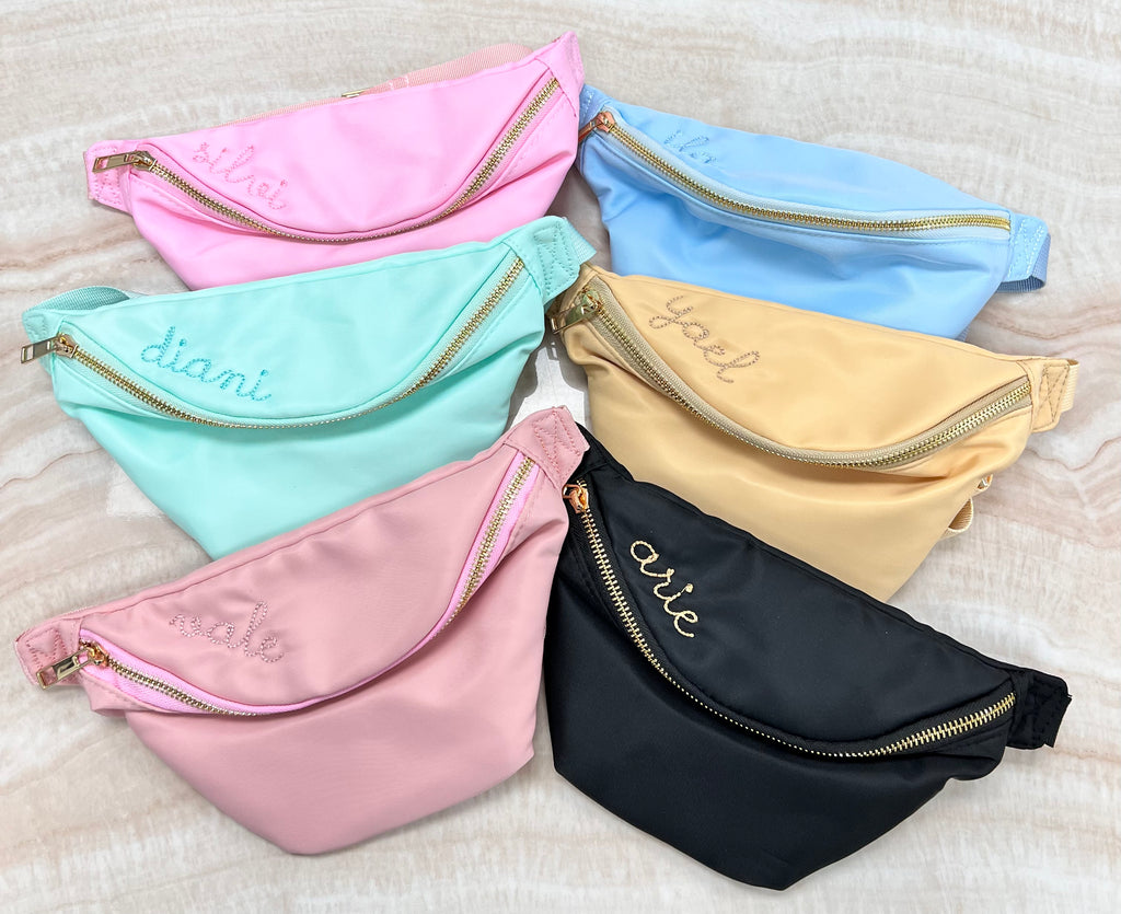 Essentials Small Nylon Fanny Pack - Mint - Give Wink