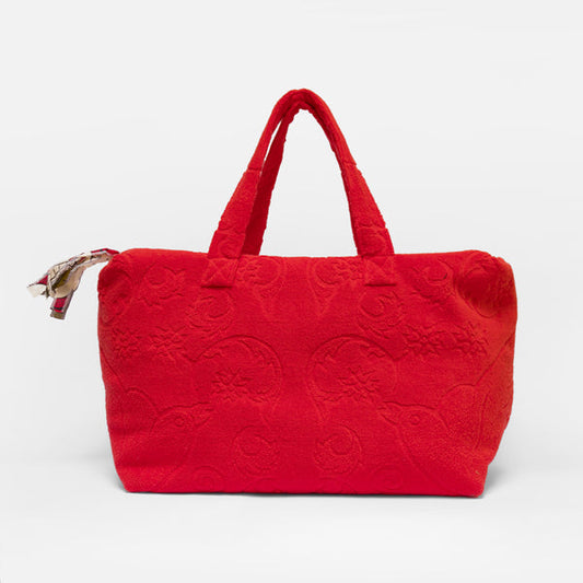 Socco Terry Large Tote - Rouge - Give Wink