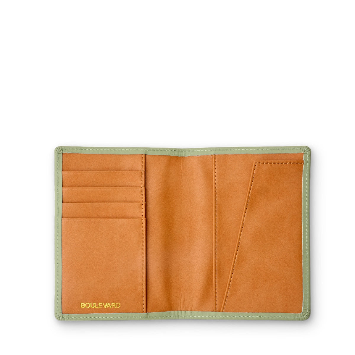 Leather Passport Holder - Give Wink