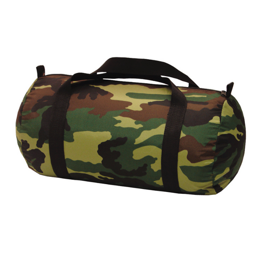 Personalized Nylon Camo Duffel Bag - Give Wink