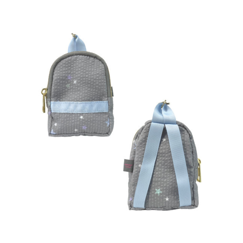 Personalized Seersucker Little Stars Teeny Tiny Mini-Backpack - Give Wink
