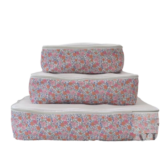 Personalized Packing Cubes Garden Floral - Set of 3 - Give Wink