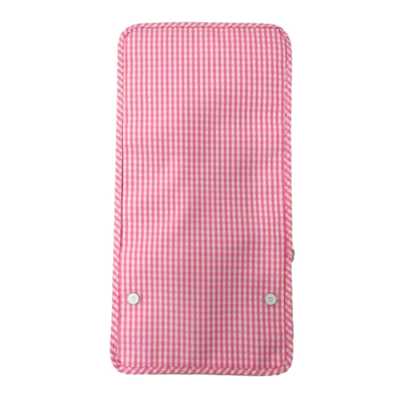 Personalized Nylon Pink Gingham Mini Hang Around - Give Wink