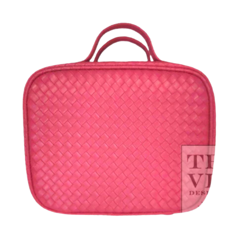 Personalized Pink Luxe Train Case - Give Wink