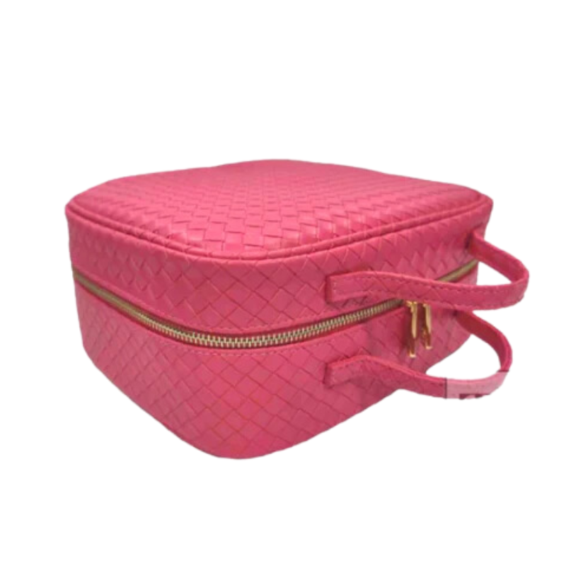 Personalized Pink Luxe Train Case - Give Wink