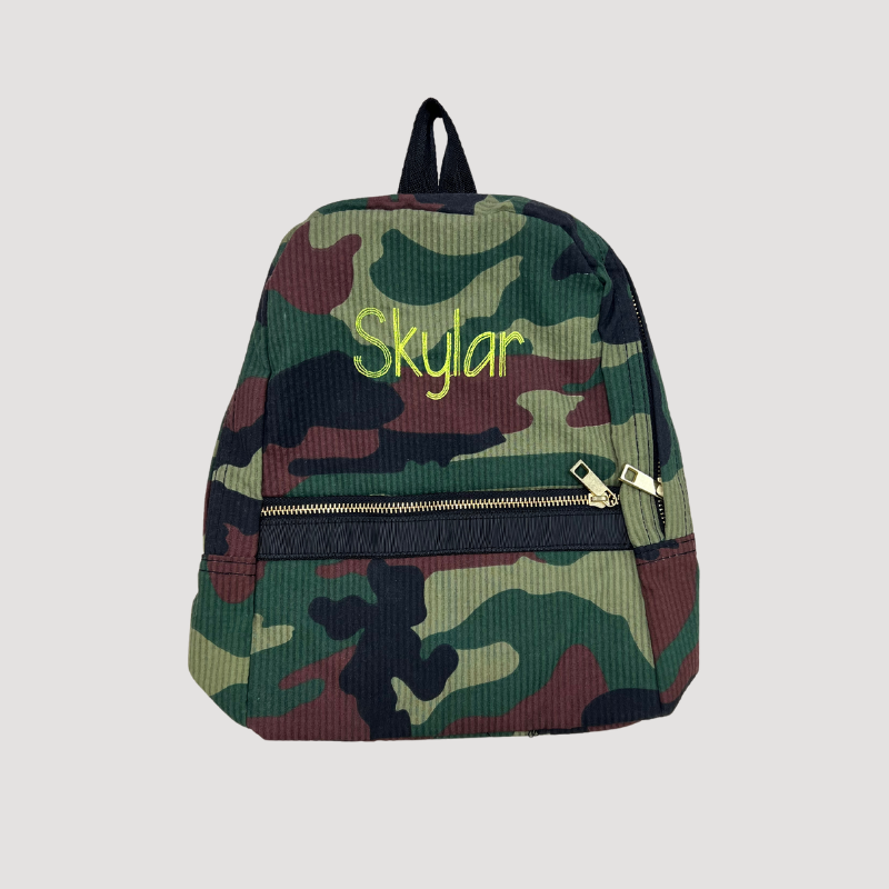 Camo Small Backpack - SKYLAR (Sample) - Give Wink