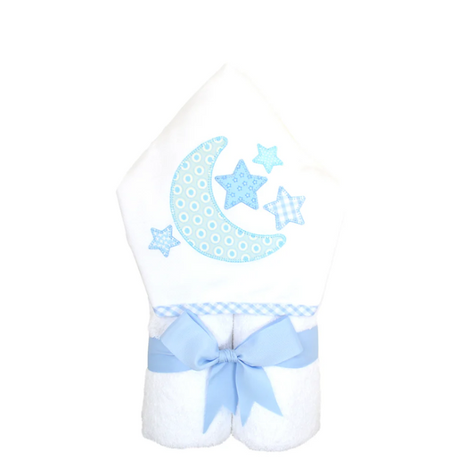 Personalized Baby Boy Lullaby Hooded Towel - Give Wink