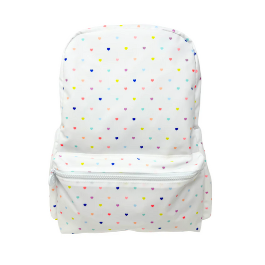 Personalized Nylon Love Hearts Backpack - Give Wink