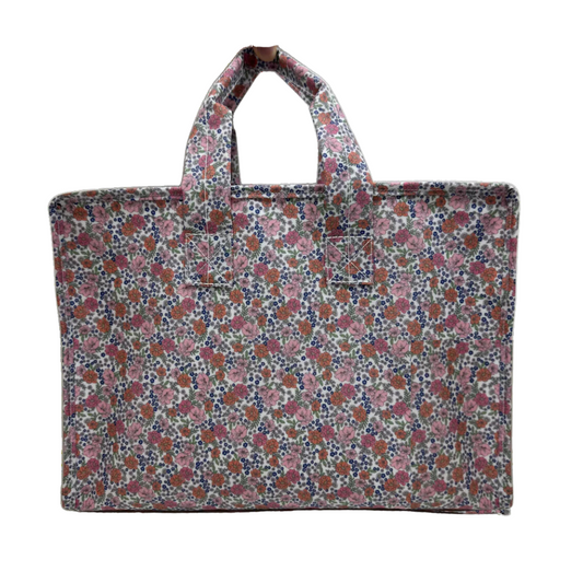 Personalized Nylon Garden Floral Overnight Tote - Give Wink