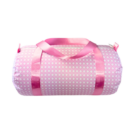 Personalized Glossed Bungalow Pink Duffel - Give Wink