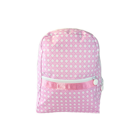 Personalized Glossed Bungalow Pink Small Backpack - Give Wink