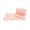 Personalized Baby Travel Set Pearl / Ivory XOXO 3 Piece Knitted - Give Wink