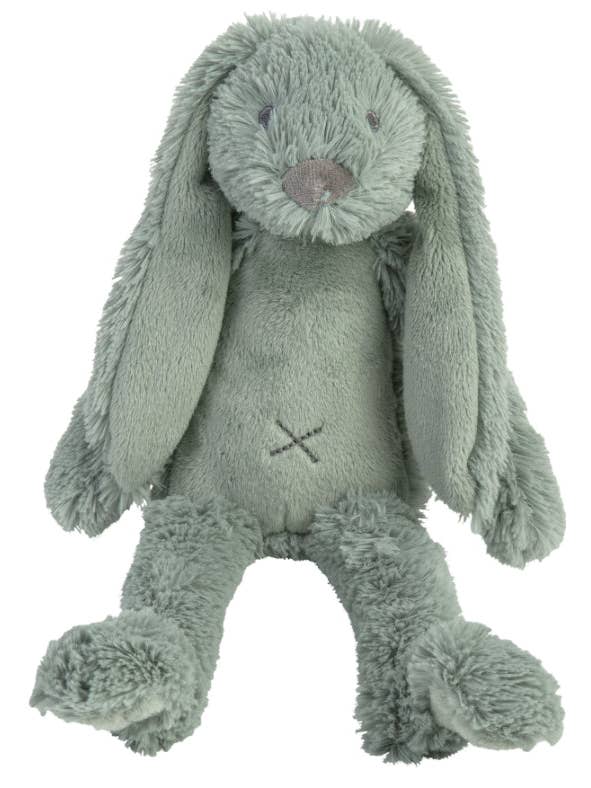 Stuffed Green Rabbit - Give Wink