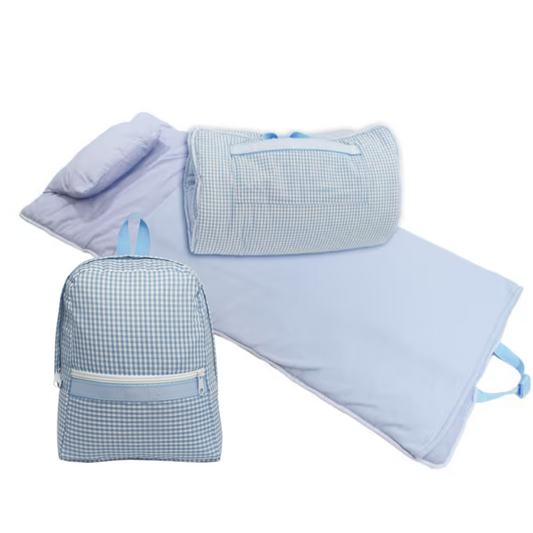 Basic Back-to-School Bundle - Blue Gingham - Give Wink