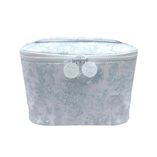 Personalized Blue Toile Kit Case - Give Wink