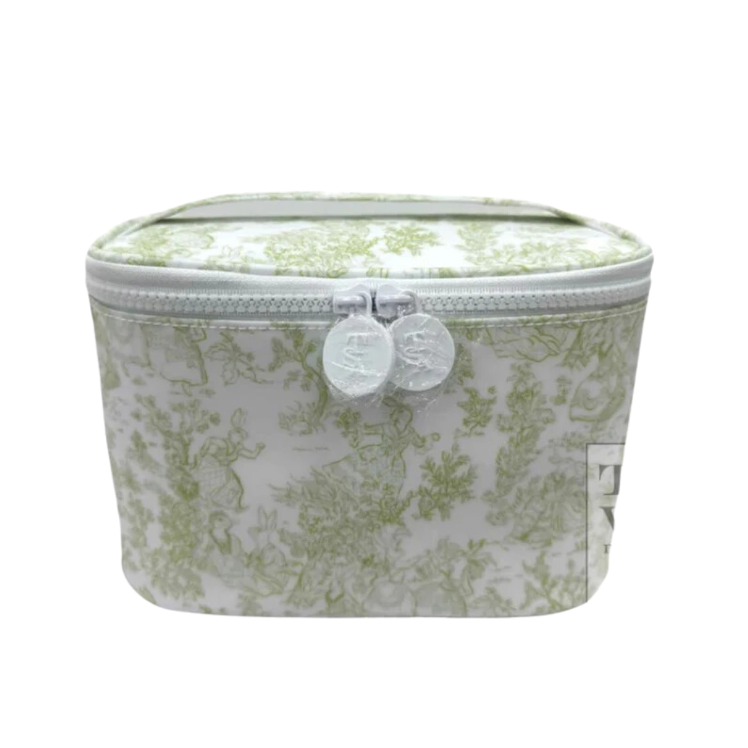 Personalized Green Toile Kit Case - Give Wink