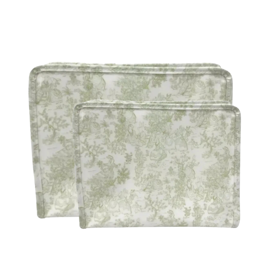 Personalized Nylon Green Toile Duet - Give Wink