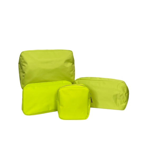 Essentials Nylon Pouch - Neon Yellow - Give Wink