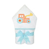 Personalized Baby Boy Digger Hooded Towel - Give Wink