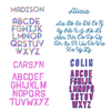 Personalized Seersucker Tiny Hearts Lunch Box - Give Wink