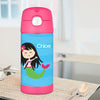 Cute Mermaid Personalized Thermos Bottle - Give Wink