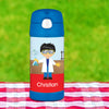 Cool Scientist Boy Personalized Thermos Bottle - Give Wink