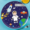 Astronaut To The Moon Personalized Kids Plates - Give Wink