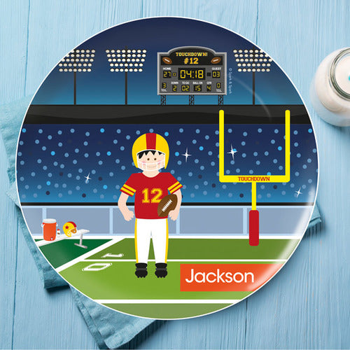 Touchdown Personalized Kids Plates - Give Wink