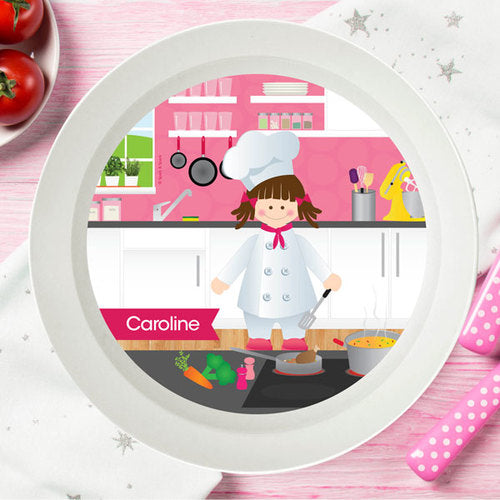 The Girl Chef Personalized Kids Bowl - Give Wink