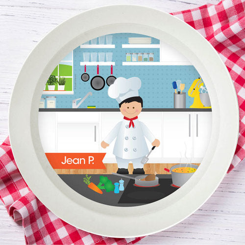 The Boy Chef Personalized Kids Bowl - Give Wink