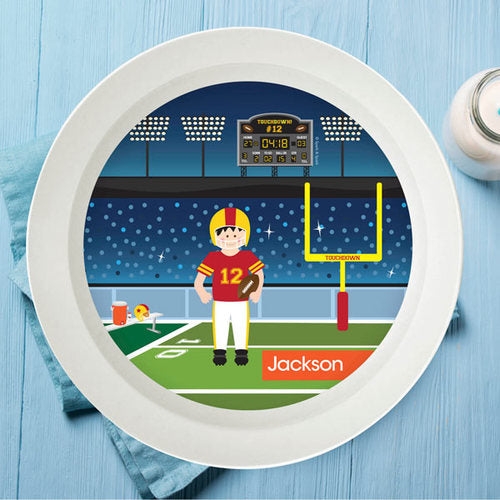 Touchdown Personalized Kids Bowl - Give Wink