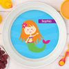 Cute Mermaid Personalized Kids Bowl - Give Wink
