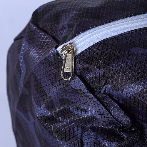 Lightweight Foldable Sleepover Bag - Black Camo - Give Wink