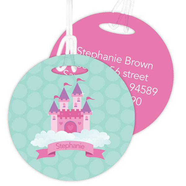 A Castle In The Sky Personalized Bag Tag - Give Wink
